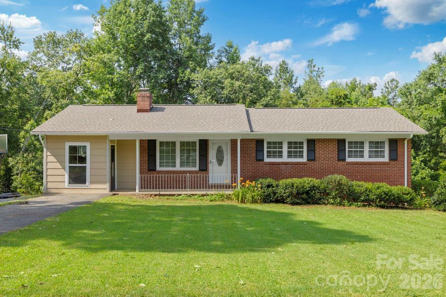 Located on approximately 1 acre on a quiet street, this brick ranch offers privacy, usable outdoor space, and recent updates. A new roof and basement weatherproofing were completed in 2025. Mature landscaping and established fruit-bearing trees enhance the property's natural setting.

The expansive yard provides room for gardening, outdoor entertaining, recreation, pets, or potential hobby farm use, subject to buyer verification. Whether you're looking for additional outdoor space or a property with room to grow, this home offers flexibility in a rural setting while remaining convenient to nearby amenities.