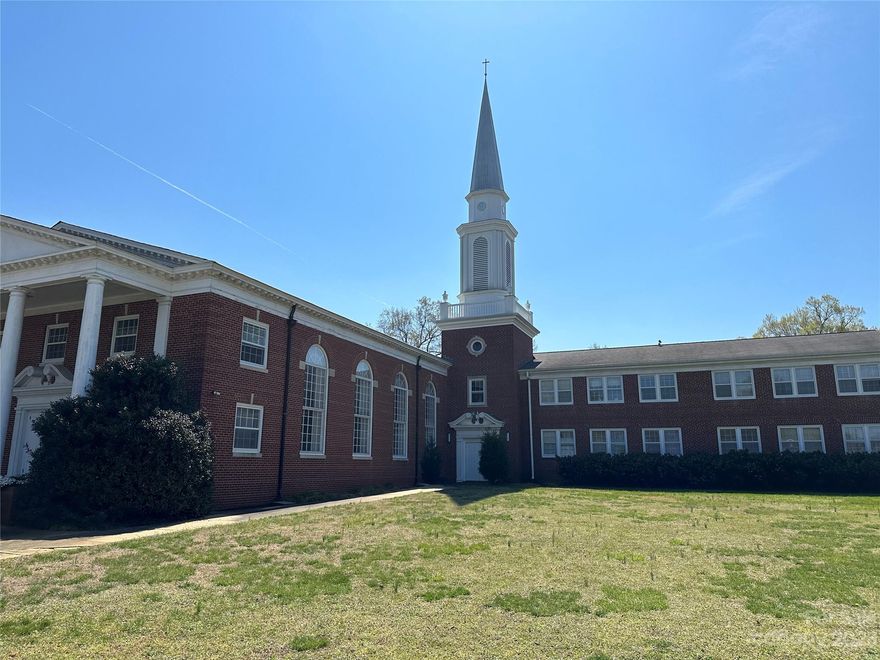 18000 Sq/ft on two acres in the heart of downtown Mooresville! Property is located one block away from Mooresville High School, Mooresville Government Center and Liberty Village which is currently under construction. Mooresville ARP is merging with another local church and will no longer need the property. Property includes two buildings. The Sanctuary Building includes a traditional Sanctuary, Fellowship hall, Kitchen and many office/ meeting rooms. The Family Life Center has a huge multi-purpose room with retractable basketball goals, Two office areas and a fully equipped Commercial grade kitchen that rivals many restaurants. Please see attachments for measurements and floor plans. This is an agent accompanied showing.