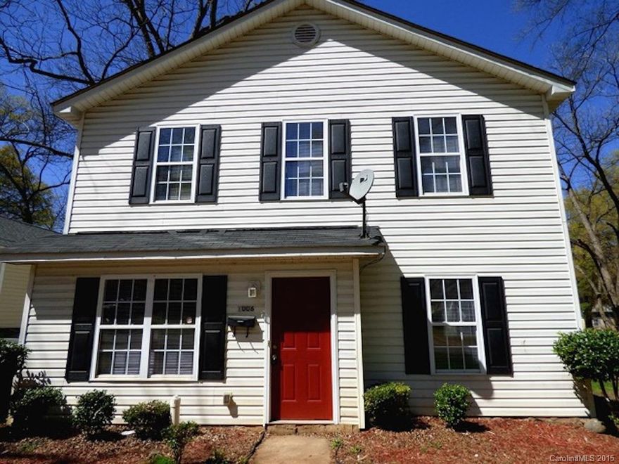 Beautiful Newly Painted, All Electric Home just Minutes from Public Transportation, I-85, Uptown Charlotte, Grocery and Convenience Stores. it features an Open Floor Plan in the Kitchen w/all Appliances included  for Convenience; New Carpet & Vinyl Flooring, Master Bedroom down w/Full Bath and Spacious Garden Tub,&  Large Walk-In Closet, 2nd level features  3  Spacious Bedrooms, W/D Connections, Central Heat & Air, Spacious Backyard w/a Cozy Patio*Great for Entertaining Friends & Family.