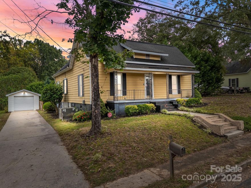 Gorgeous Albemarle bungalow offering the perfect mix of charm and character!
Spacious rooms with 9’ ceilings create an open, inviting feel throughout. Enjoy privacy with a fenced backyard and a large deck—ideal for relaxing or entertaining. The detached one-bay garage is powered and perfect for storage, a workshop, or hobbies. HVAC updated in 2021 for added comfort and peace of mind. Conveniently located near downtown and uptown Albemarle with quick access to shopping, dining, and local amenities. No HOA! A rare find that combines comfort, character, and convenience—schedule your showing today!