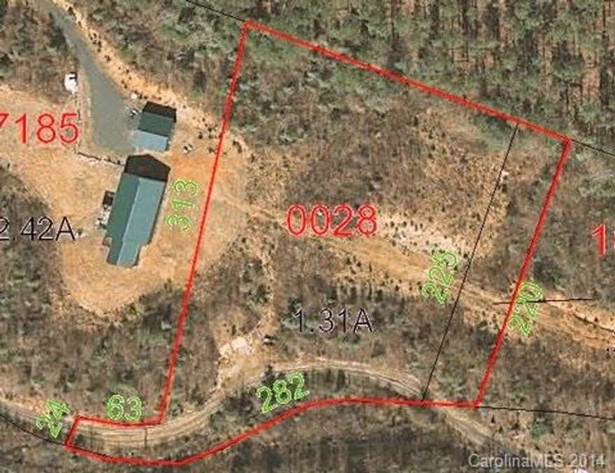 Privacy and mountain splendor all in one location!  Parcel No. 6690 00 77 1065 also conveys with listing for a total of 1.5 acres.  Natural setting with beautiful views of the Uwharrie Mountains.  Must see!