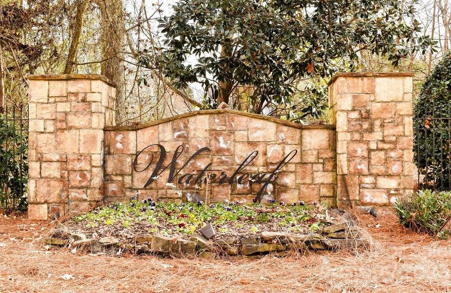 Come walk this large private flat corner lot in Waterleaf. Perfect lot to build your dream home. Located in a small exclusive custom built community with easy access to Uptown Charlotte and 485. Peaceful living and convenience can be yours in the Mint Hill area of Charlotte. This lot is located on a Cul de sac street. Minimum square feet to build for a 1-story is 3000 square feet, minimum to build for 2 story is 3500 square feet.