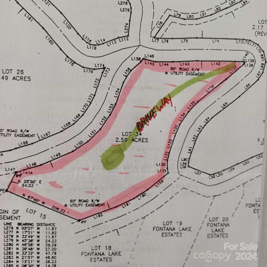 Fontana Lake Estates - Land