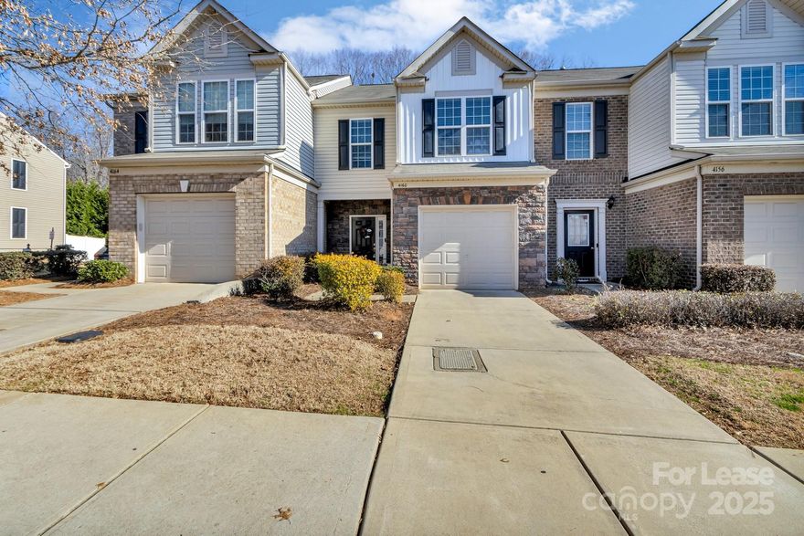 Welcome Home to the heart of Southpark in the this beautiful 3 bedroom 2.5 bathroom Townhome in the gated, Park South Station. Open floor plan with gleaming hardwood floors, Spacious living & dining area, 42" kitchen cabinets, granite countertops, stainless steel appliance's, washer & dryer. Primary suite has a walk-in closet, spacious secondary bedrooms and laundry room on second level. This community has a dog park, fitness center, gated community, outdoor pool and walking trails. Pets are conditional with a pet fee, no aggressive breeds. Don't miss the chance to live within 5 minutes of all the upscale shopping, dining & quaint wine bars Southpark has to offer.