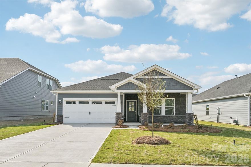 Brand new, energy-efficient home available by May 2026! Purpose the Newport's sizeable flex space into the media room you’ve always wanted. A walk-in pantry and large kitchen island make it easy to feed a group. Tray ceilings in the primary suite lend an elegant touch. Coming soon to the charming town of York, SC, Brighton Springs offers a series of ranch and two-story single-family homes from the $300s. Conveniently situated near local shopping, dining, parks and greenways in addition to onsite amenities, including walking trails and a playground, there is something for everyone. Easily access Hwy 5 and 49, making morning commutes a breeze.  Each of our homes is built with innovative, energy-efficient features designed to help you enjoy more savings, better health, real comfort and peace of mind.