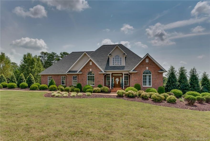 Don't miss out on this beautiful 3 bedroom, 2 bath home located in the well established Hawks Ridge subdivision! The home sits on 2.19 acres and features a large master suite, a bonus room and much more! The basement is unfinished but already has plumbing in place for a bathroom. The home also offers two separate two-car garages; one has entry off of the kitchen and the other is basement level. Additionally, there is a 50 amp electrical hookup for a motor home.