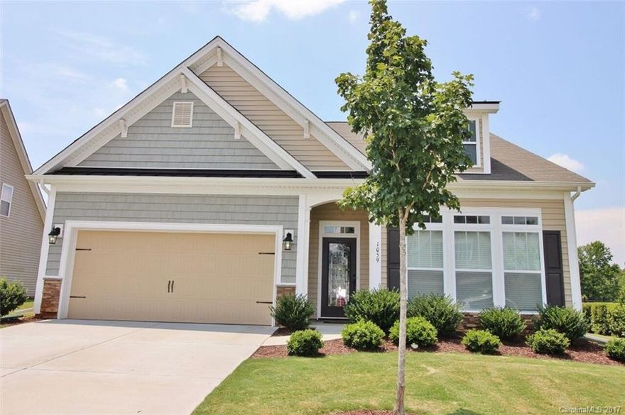 Spacious open floor plan with beautiful hardwoods throughout the main living area. Granite and tile in kitchen & baths. Home offers a lot of natural light. Chef’s dream kitchen, gas range w/ double oven, Large island  and breakfast area. Built in gas grill and stone paved patio. Large laundry room with built in drop zone. Epoxy painted garage floor. Close to restaurants and shopping. All this and located within the Award Winning Clover School District! Please verify schools and square footage.