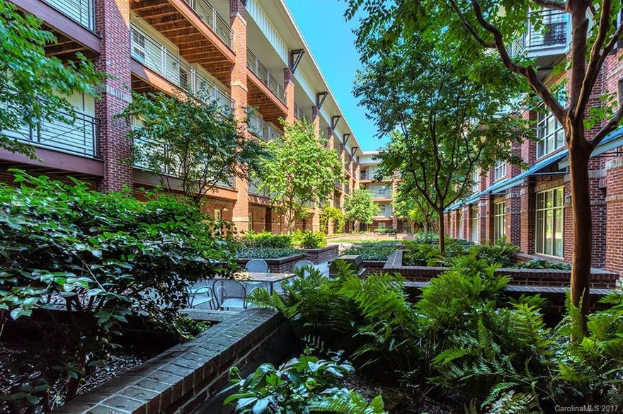 Live Uptown in the 3rd Ward down the street from Panthers Stadium and walking distance to the Greenway and parks.    This 2 bed / 1 bath condo shows very well and has several nice upgrades that would make this a great place to call home.   Comes with a parking space in the garage.