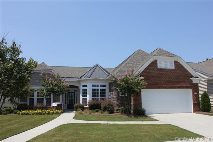Cumberland Hall Elegant Ranch home features a formal dining room, library, and a large open kitchen with center island. Private breakfast room opens to the kitchen along with a mud room. Large owner s suite with spacious walk-in closet. This home also features an oversized garage.  Backing to wooded common area!