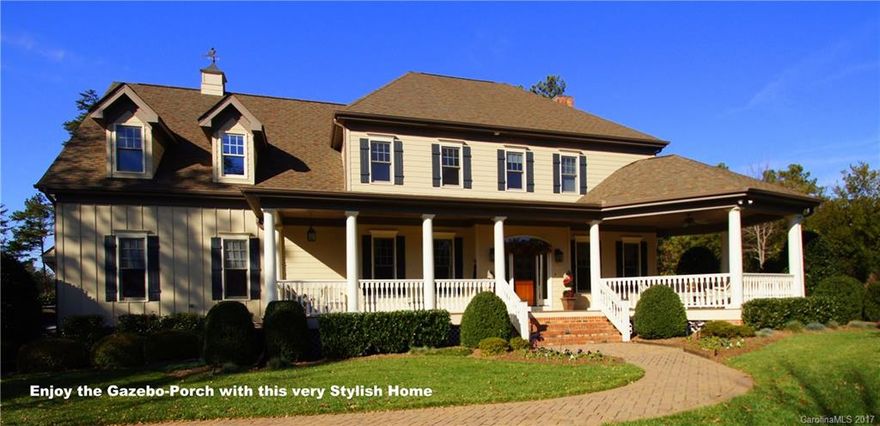 Expect to be Impressed by this Remarkable 4 bedroom 4.5 bath Custom Home w/ 2 bonus rooms.  Hardwood floors throughout the main level, formal living room/office, open floorplan, stone fireplace, built-ins, spacious kitchen w/ SS Appliances w/ plenty of natural light. Ideal for Entertaining w/ the Gazebo Front Porch, Screened Back Porch, spacious pavered patio w/ outdoor kitchen, pergola, outdoor fireplace & Room for a pool. Community amenities w/a full time activities coordinator