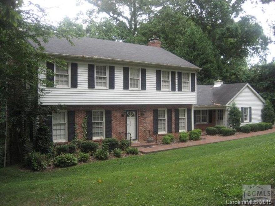 Location, Location, with this 4 BR 2.5 bath 2 story home with full basement an attached 2 car garage. Home features family room an Living room both w/gas log fireplaces on main floor plus formal dining; Upstairs with 4 Br an 2 bath, large master with lots of closet space. Hardwood floors, ceramic tile baths an basement boast open den/game room great for family or kids retreat! Large .84 acre lot plus home carries a 1 year homebuyers warranty. Home available to show after 6/26/14.