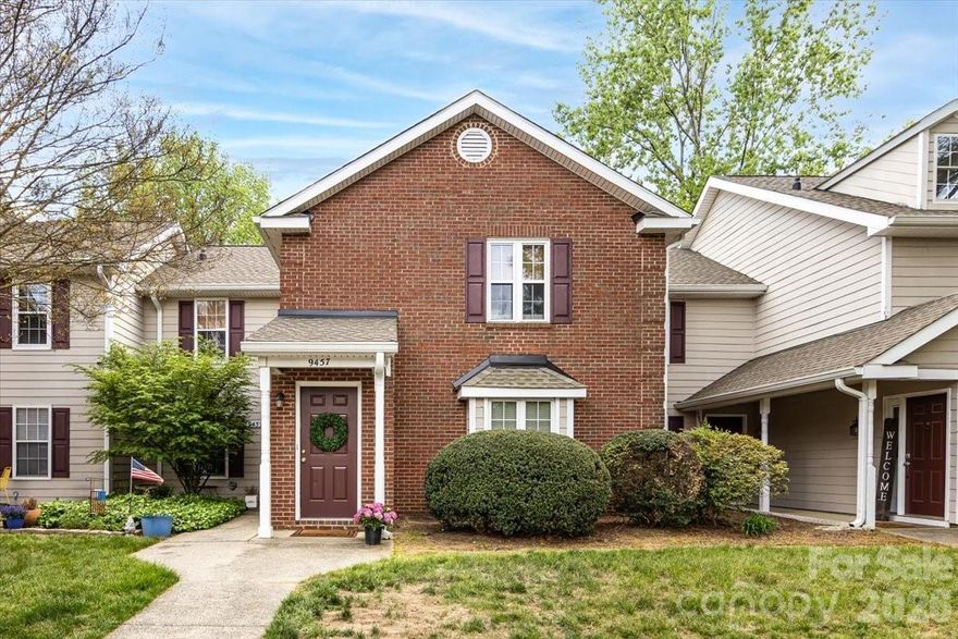 Gorgeous Top Floor SouthPark Condo!  Amazing location that backs up to private green space and is near the community pool.  Two bedroom and Two full bath unit that is stylishly updated.  The two bathrooms are en suite which is great for privacy.  Vaulted ceilings and an open floor plan with tons of natural light.  Relaxing outside balcony with a serene view.  This unit can be great for an owner occupant or an investor.  The community had a 4.5 million dollar community improvement project in 2022 which included new roofs, siding, shutters, gutter, sliding glass balcony door, and other improvements.  Google Fiber is available in the community as well.  Park Walk is conveniently located near South Park Mall, Carolina Place Mall, The Airport, I-485, Atrium Hospital, and Quail Corners Shopping Center.  You will see many neighbors accessing The Greenway path which is close by.  Incredible value four a sought after South Charlotte for location!