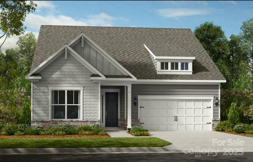 New Construction - October Completion! Welcome to the Laney at 1475 Hubert Graham Way in River Falls! The Laney is a charming one-and-a-half-story home designed for comfort and style. An inviting foyer opens to two bedrooms that share a full bath, creating a welcoming entry. At the back of the home, the kitchen with a prep-and-serve island flows into a casual dining area and a spacious great room with a cozy fireplace. A private foyer leads to the serene primary suite, featuring an impressive walk-in closet with direct access to the laundry room—a thoughtful detail homeowners love. Enjoy outdoor living on the screened porch with an extended patio, and take advantage of the two-car garage for added convenience. Upstairs, a versatile second level offers a bedroom, full bath, and game room for extra space to relax or entertain. River Falls is a Tega Cay community near Lake Wylie with lower South Carolina taxes and easy access to I-77 and I-485. Photos are representative only. MLS#4294702