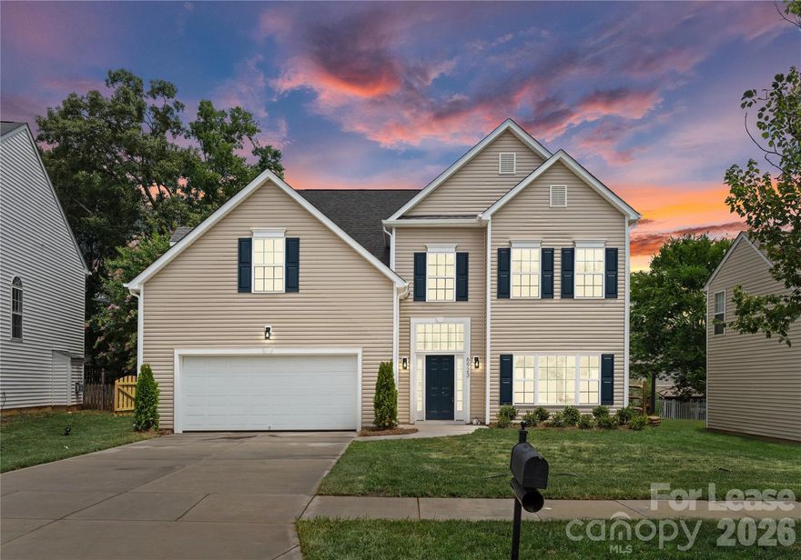 Beautiful Kitchen, custom closets, a spacious fenced back yard, new appliances, and built-in surround sound? With additional features like upgraded lighting fixtures, custom closets in all of the bedrooms, large soaking tub, Carrera marble bathroom counter tops, outdoor cameras, lawn care included and a like new 10'x20' new outdoor shed.This house definitely has it all and is ready to impress. The 20-foot entryway showcases an abundance of natural light. The kitchen features new stainless steel appliances, 42-inch shaker cabinets, and stunning granite countertops. The owner's suite offers a peaceful retreat featuring a soaring cathedral ceiling. The large owners bath feature a tiled walk in shower and elegant Carrara marble countertops. Let the long day melt away in the large free standing soaking tub.  Discover 2 additional secondary bedrooms and a bonus space with closet that could be used as a fourth bedroom or flex area.  Smart home features include wired surround sound, smart thermostats, and a coded front door lock. The spacious fenced back yard includes an almost new 10'x20' Tuff Shed with lots of storage.  additional features of the home are upgraded lighting fixtures, custom closets in all of the bedrooms, large soaking tub, Carrera marble bathroom counter tops, outdoor cameras, lawn care and a like new 10'x20' tuff shed. Agent is only marketing the property and assisting with placing a tenant. Agent is not a property manager and will not manage the property.