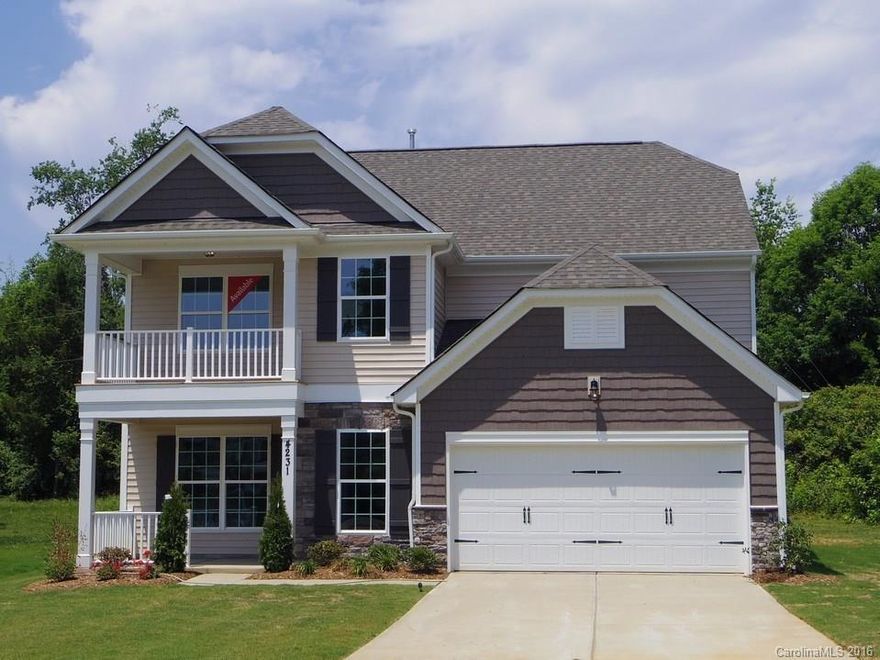 Our most popular plan! Upgraded light & plumbing fixtures, carriage style garage door, interior trim, designer interior paint, iron rail & pickets & upgraded flooring! Gorgeous tile in master bath shower! Premier kitchen includes upgraded maple cabinets, hardware, granite countertops, tile backsplash, recessed lighting & stainless appliances! Too much more to list - come see this one today!