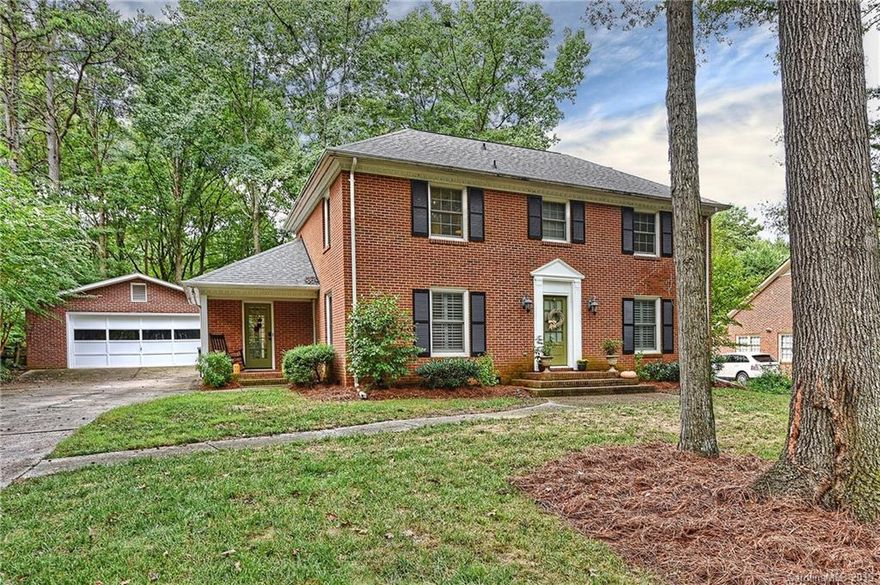 Completely updated home. Lower level just completed with walls opened up between kitchen/dining and den/living room. Built in's added to Den.  Laundry/mud room expanded and hardwoods added to laundry, kitchen & powder room. Kitchen updated recently with tumbled back splash, granite, stainless appliances, lighting. Master has his & hers closets. Beautifully appointed with added wainscoting in stairwell, dining room. 2013 Roof, fenced, flat yard, 2 car garage + workshop & exercise. 15 min uptown