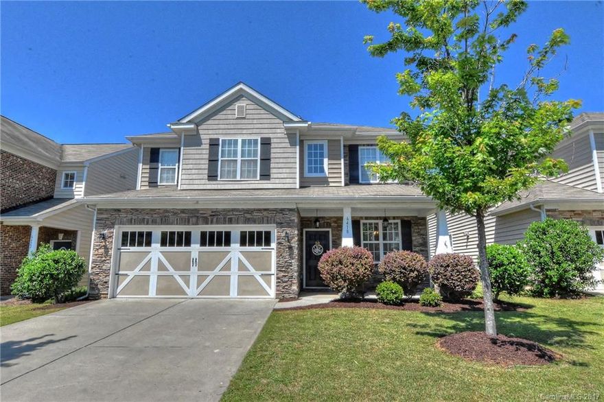 Model Home Perfect! Hardwoods in 2-story foyer, hallway, kit & breakfast. 42" cabinets w/ granite & tile backsplash. Open great room w/ gas log fireplace. Crown, chair rail & picture frame moldings in foyer & DR. Big master w/ octagon trey ceiling, 2 walk-in closets & deluxe bath w/ garden tub & separate shower. Spacious BRS w/ ceiling fans & walk-in closets. Patio overlooks backyard w/ privacy landscaping.  New AC 2016.  We have multiple offers, requesting final and best by 5 pm Sunday May 20th