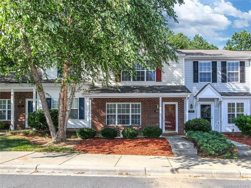 Come relax in this cozy two-story townhome that is easy access to I-77 and close to the amenities of Riverwalk for you active types! The HVAC was just replaced last year along with the dishwasher and garbage disposal to give you worry free living. TWO Masters add to your privacy and a trellis covered back patio allows great outdoor space to relax and view your private backyard retreat. Enjoy the community pool on hot summer days and the fireplace on cool winter nights! Come see, this won't last!