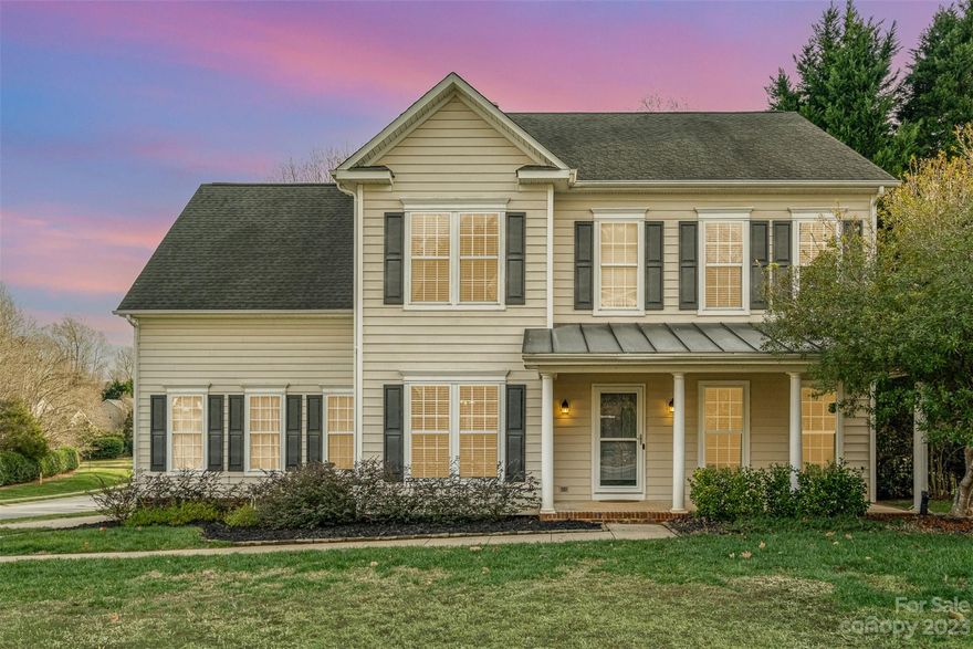 Location, Location, Location! Charming 2 story with great curb appeal and situated on a large wooded lot! Just steps to fabulous amenities including community swimming pool. Spacious open floor plan includes main level Office w/French doors and formal Dining w/molding. Great Rm w/gas fireplace is open to the kitchen for entertaining flow. Large updated kitchen is light and bright! Featuring granite countertops w/ large island, stainless appliances, tile backsplash and eat in area. Oversized Master includes attached Bath w/soaking tub, separate shower, dual vanities, and walk-in closet. Spacious secondary Bedrooms PLUS a huge bonus room to be your media room or 4th bedroom. Large rear deck great has built in outdoor kitchen perfect for entertaining and enjoying your big backyard w/wooded privacy!This home offers an exceptional lifestyle with all that Fort Mill has to offer!