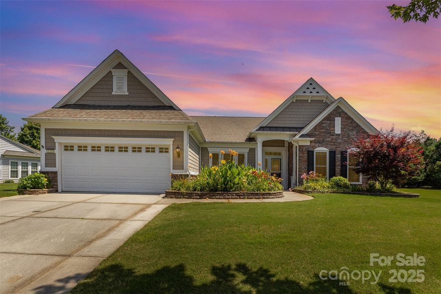 Popular Manor Series model on a beautiful lot (cut-de-sac)  with gorgeous outdoor living area &  landscaped yard...sunroom is spacious and overlooks beautiful landscaped area with  proximity to all the great aspects of Sun City. Includes gourmet kitchen, granite countertops, kitchen island, stainless steel appliances, gas cooktop and large walk-in pantry.  Features open floorpan with large great room w/fireplace, sunroom and split Bedrooms and spacious lot.  This home has everything... New Flooring and Paint.  Home is well cared for and presents a wonderful opportunity to enjoy the Sun City Active Adult Lifestyle. 2 Bedroom, 2 Bath home with office which presents a wonderful feature package.  Convenient to Woodworking and Garden Area.  This is a truly a home well worth a visit.