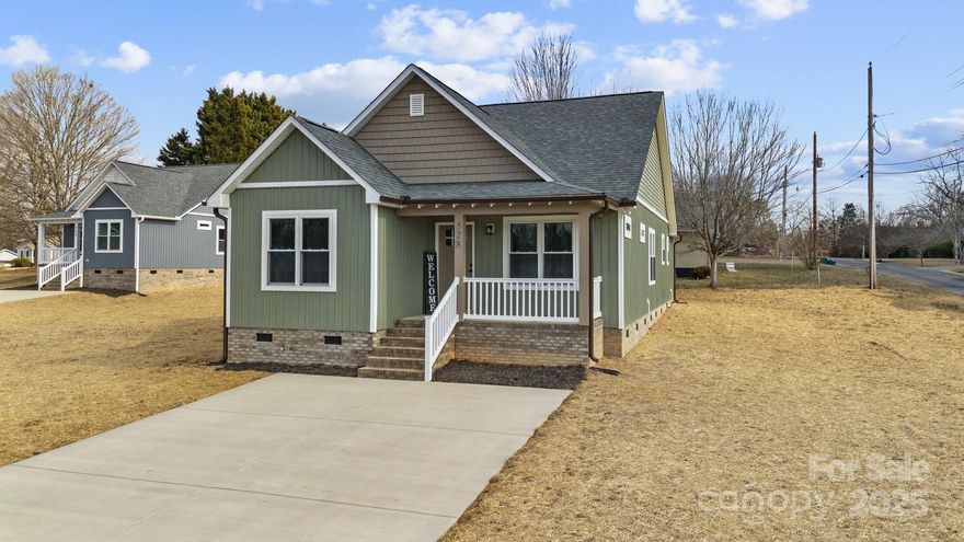 Welcome to your modern cottage-style dream home! This stunning residence features exceptional craftsmanship and quality. The kitchen boasts granite countertops and white shaker cabinets. Enjoy luxury vinyl plank flooring throughout and tray ceilings in multiple rooms. The private primary suite offers a serene retreat with a large walk-in closet and a cultured marble double sink vanity. You’ll find additional storage space in the large attic and the climate-controlled room off the back patio! Be sure to check out the covered front AND back porches—perfect for unwinding in rocking chairs with a cup of coffee. Outside, the flat, private backyard is perfect for entertaining. Did I mention NO HOA?! With beautiful curb appeal, this home is located on a convenient street close to downtown, shopping, restaurants, and all the amenities you desire.

Experience the perfect blend of comfort and convenience. Come see this beautiful home today!