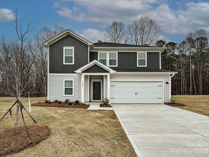 Brand new, energy-efficient home ready NOW! Sip your coffee from the Chatham's charming back patio. Inside, versatile flex spaces allow you to customize the main level to fit your needs. The impressive primary suite boasts dual sinks and a large walk-in closet. Harper Landing offers energy-efficient, ranch and two-story single-family homes from the $300s. Located on Highway 27, homeowners enjoy easy access to shopping, dining and entertainment available in Downtown Stanley and Mt. Holly. Floorplans vary from three to five bedrooms and include spacious great rooms and flex spaces. The community's amenities include a swimming pool and cabana. Join the interest list to stay updated on Harper Landing.  Each of our homes is built with innovative, energy-efficient features designed to help you enjoy more savings, better health, real comfort and peace of mind.