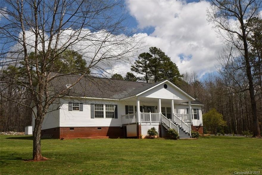 You feel like you have left everything behind; the drive is peaceful, beautiful & SHORT! Only 10 minutes to Lincolnton or Hickory! You are high on the knoll, w/ a sprawling front yard. Your back yard is a wooded paradise. Trails through the 10-acre property for bird watching, walks or trail riding, plenty of wildlife. No restrictions, so enjoy life like you want to. When you get home, you have plenty of space inside & out! 3 bedrooms/4 baths &a dream Master Suite 21x26, w/ 2 baths & huge closet