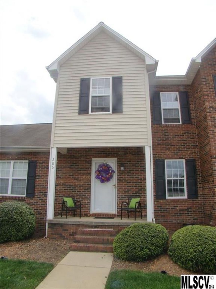 Immaculate town home in quiet, but close-in community.  Beautifully landscaped and maintained grounds. Lots of updates to this unit.  New carpeting in 2012, new range, and granite counter tops in kitchen.  Updated hardware on kitchen cabinetry. Kitchen and living room is tiled flooring.  Gas log fireplace. Some fresh paint, and upgraded replacements. New coils replaced in A/C 1/2014.  Custom blinds on all windows.  Crown moldings in all rooms. Laundry on Main.  Linen closet on second level. Move in ready...Safe and desirable community - Convenient to shopping, restaurants and I-40.
