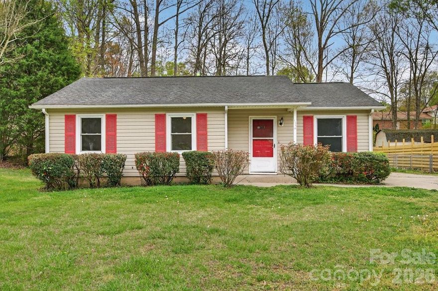 Welcome to this cozy ranch style home offering 981 Sq Ft of living space an a generous 0.29 acre lot. This charming 3 bedroom 1 bathroom property provides a comfortable layout with just the right amount of space for everyday living. This home is perfect for the first time home buyer looking for an adorable and welcoming place to call home. Local investor may see the potential as well.  This spacious yard offers plenty of room for outdoor activities for the family, gardening, or simple relaxing. Conveniently located with Walmart, Lowes, shopping centers, and variety of restaurants all within 1 mile, you'll enjoy easy access to everyday essentials while still having the comfort of a quiet residential setting