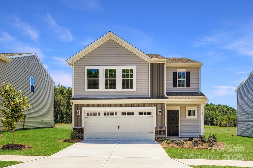 This new two-story Crane floorplan was designed for optimum comfort and convenience. The first floor features an open family room that flows seamlessly to the kitchen and breakfast room, plus a two-car garage. The second floor hosts a versatile loft that adds shared living space and four restful bedrooms including a large owner’s suite. Plus, our signature Everything's Included program means you will get quartz or granite kitchen countertops, stainless steel appliances, luxury vinyl plank flooring, and so much more at no extra cost! Welcome to Blackwood Creek, an exclusive community with only 38 homesites located just 35 minutes from Uptown Charlotte in Gastonia. The community is conveniently located nearby I-85, Crowders Mountain, shopping, dining, and medical facilities.