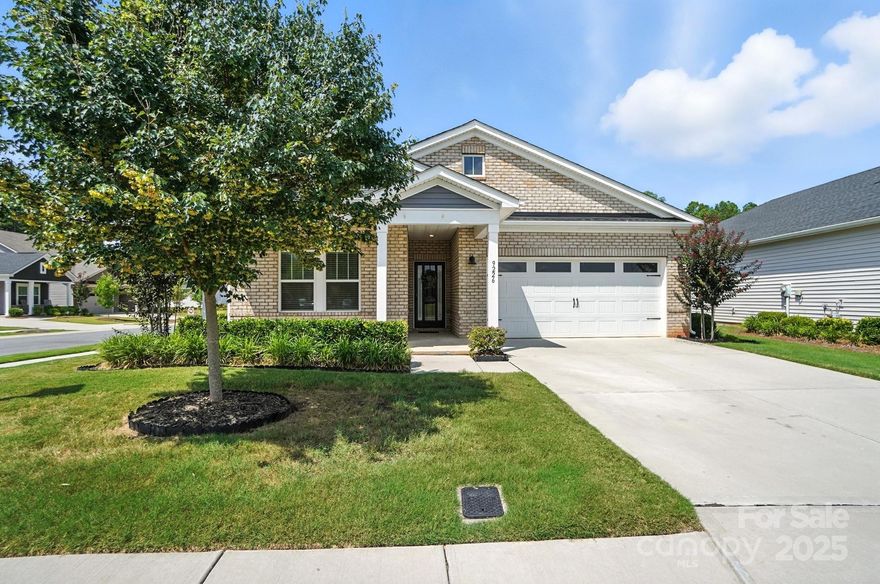 Nestled within the desirable Nolen Farm community, this charming one-story home offers the perfect blend of comfort, convenience & modern living. Situated on a prime corner lot, this meticulously maintained residence boasts added curb appeal & an extra sense of space. Directly across the street, you'll find an inviting open park, providing a picturesque view & an extension of your outdoor living possibilities. Newly added privacy fence along w/ custom oversized patio offers a private, back yard retreat. Boasting 3 bedrooms & 2 baths, this home provides a welcoming & functional layout. Step inside & discover an open-concept living space, ideal for both everyday enjoyment and entertaining. The well-appointed kitchen features tons of storage and counter space, opening into breakfast area and living space. Beyond your private retreat, the Nolen Farm community offers an exceptional array of amenities including clubhouse, outdoor pool, playground, sports courts, walking trails and dog park.