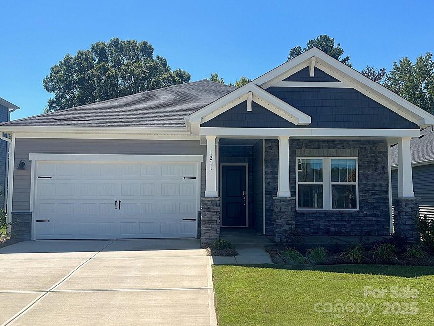 Brand new, energy-efficient home available by Jun 2025! Entertain with ease in the Gibson's bright, open-concept living space. A secondary bath with dual sinks serves both secondary bedrooms, while the private primary suite boasts a walk-in shower and impressive closet. Available in Salisbury, our ranch and two-story homes feature energy-efficient designs and open-concept floorplans for every lifestyle. Not far from Kannapolis and Concord, you'll find an abundance of options for dining, retail and entertainment. Take a trip to Salisbury today to learn how you can call Oxford Station home.  Each of our homes is built with innovative, energy-efficient features designed to help you enjoy more savings, better health, real comfort and peace of mind.