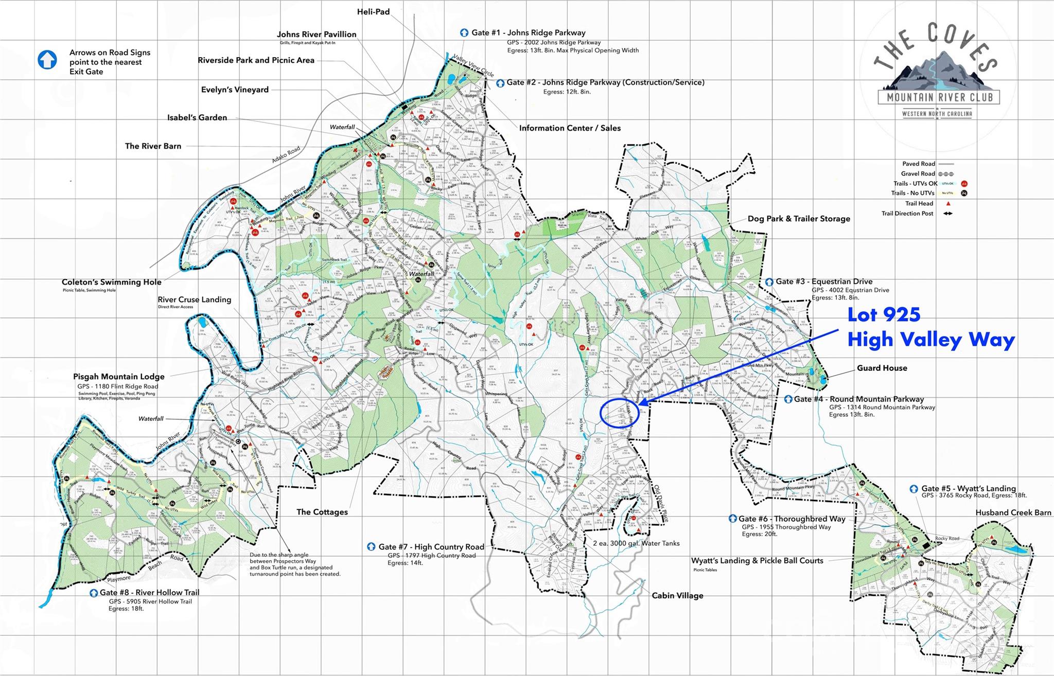 The Coves Mountain River Club - Land