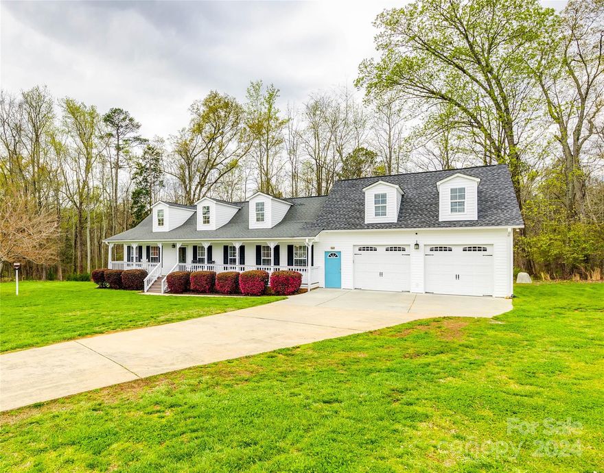 **PRICE REDUCED!** Welcome to your upgraded ranch-style, cul-de-sac retreat! This stunning home boasts 3 bedrooms, 3 full bathrooms, and a versatile bonus room above the newly added heated/cooled garage. This fully allows for ample space to suit all your needs. Step inside to discover an inviting split bedroom layout, featuring modern finishes and abundant natural light throughout. The kitchen is a chef's dream, complete with sleek countertops, stainless steel appliances, with close proximity to the laundry room through the doorway. Relax and unwind in the living room with it's soaring ceilings and fireplace; all of which warmly contribute to your cozy evenings indoors. Outside, enjoy entertaining or simply soaking up the sun on the stunningly crafted back deck perfect for grilling with friends with the woods being a much-welcomed backdrop of privacy. With a multitude of upgrades in an ideal location, this home is a must-see for those seeking comfort, style, and convenience.