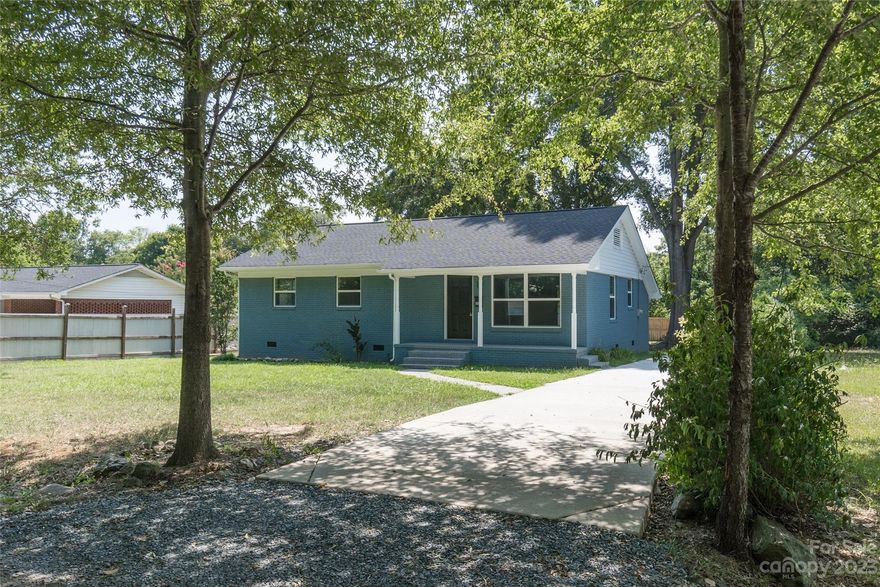 Completely remodeled 3 bed, 2 bath all brick ranch featuring an open floor plan. All is new from the roof to the baseboards, Move in and start enjoying your brand-new kitchen cabinets with granite countertops, stainless steel appliances inclusive of a refrigerator, New luxury vinyl plank flooring throughout, vinyl clad windows, HVAC, washer & dryer (included,) hot water heater, new bathrooms from top to bottom with tile backsplash. Enjoy your fenced-in backyard with an oversized deck making it a huge, private oasis perfect for entertaining or quiet enjoyment! Call today to get your showing scheduled!