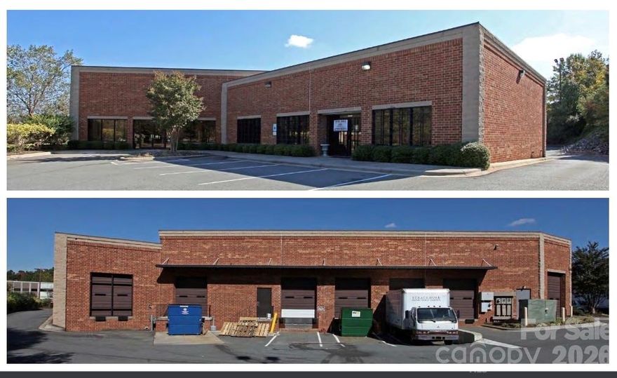 Fantastic Commercial building in a prime location. Property could easily facilitate multiple businesses if desired. Large open warehouse space, multiple separated office and conference spaces and multiple loading docks for shipping/receiving. Plenty of parking and easy in/out access provided by a circular drive. Everything you need to facilitate your business venture.