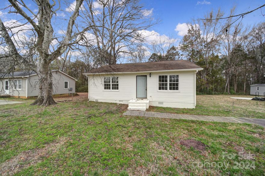 Looking to finally call your place a home! This is a great first time starter home or investors delight! Enjoy this freshly renovated home with new cabinets, flooring, paint (inside and out) and so much more! This great home offers a newer heat pump and new light fixtures and so much more! Enjoy the wooded back yard for afternoon relaxing or barbecuing on the weekend!