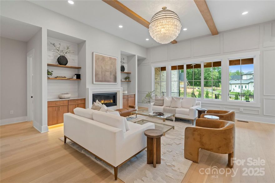 We are excited to introduce a new home under construction by RF Property Holdings in the sought-after Weddington area with low Union County taxes & award winning schools!  Available to move-in April 2025!  The buyer can customize selections and/or add a pool.The kitchen is a chef's delight, featuring custom cabinetry, high-end appliances, a large island, pantry, & coffee bar area, perfect for entertaining. The great room is designed with custom beam work, a gas fireplace, built-ins, & leads to a beautiful outdoor living space. The spacious primary suite on the main floor boasts a luxurious bathroom & custom closets.  Conveniently, a secondary bedroom, office & laundry room are also located on the main floor. The upper level includes three bedrooms with ensuite baths, & a bonus/game room with custom wet bar. Custom features, elegance, & prime location just minutes from Waverly and I-485, make this home a must-see!!