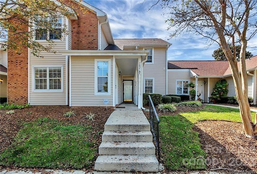 1 story, well maintained condo in South Charlotte! Features an open floor plan with granite countertops in the kitchen, stainless steel appliances, and private bedrooms each with an ensuite bathroom. 

Walking distance to Amelies, Fresh Market and much more in Carmel Commons Shopping Center. Easy access to 485, Johnston Rd & Carmel. Quick 8 minute drive to Ballantyne. 

Washer and dryer included. Water included. Non-refundable security deposit of one months rent due at lease signing.