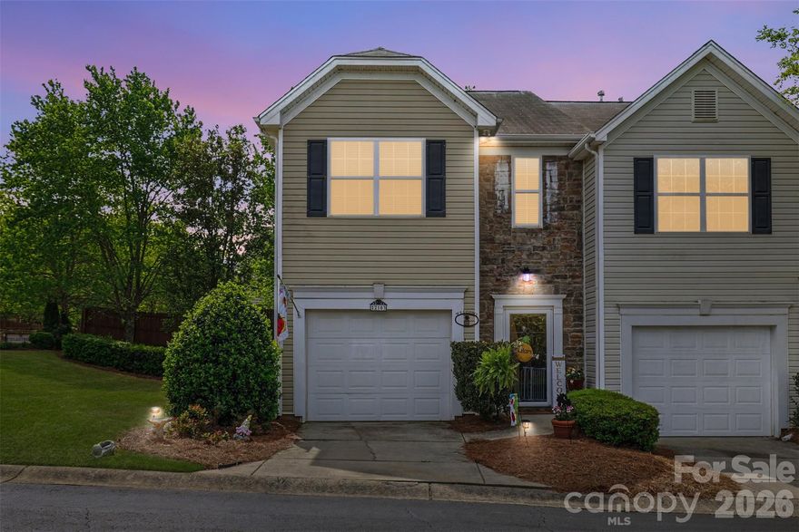 Welcome to highly sought-after Waterstone Townhomes in the heart of Fort Mill! This beautifully maintained end-unit 3-bedroom, 2.5-bath townhome offers the perfect combination of space, natural light, and privacy—everything buyers love about an end-unit location.
Step inside to a bright and welcoming main level featuring an open living and dining area with durable LVP flooring and a stylish kitchen complete with granite countertops, stainless steel appliances, tile flooring, and ample cabinet space. The layout flows effortlessly for everyday living and entertaining, and the convenient main-level half bath is perfect for guests.
Upstairs, retreat to the spacious primary suite with vaulted ceilings, creating an airy, relaxing feel, along with a generous en-suite bath and walk-in closet. Two additional bedrooms share a full hall bath, offering flexibility for guests, family, or a home office. A one-car garage provides added storage and convenience, while the private patio out back is ideal for relaxing or hosting friends.
Enjoy neighborhood amenities including a clubhouse, outdoor pool, dog park, playground, and walking trails—all located within award-winning Fort Mill schools and just minutes from shopping, dining, and major commuter routes. Things included or replaced recently Water Heater 2024, Refrigerator 2024, and Roof 2016. Seller has taken great care of this home. The HVAC is serviced twice yearly. Seller is offering a home warranty up to $600 to cover everything in the home at buyers choice.