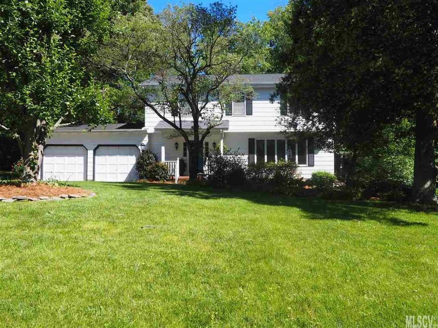 Welcoming 4 bedroom, 2.5 bath two-story home with a finished basement in desirable Falling Creek Subdivision, one of the few Hickory neighborhoods with a community pool. Spacious living room, dining room and den with fireplace on main level. Kitchen features stainless appliances and banquette seating and table. Large, multi-purpose finished den in basement with built-ins that provide desks and accommodate entertainment equipment. Relaxing screened porch opens to the generously-sized deck overlooking the big, level, fenced backyard. Two driveways. HOA is voluntary for access to community pool.