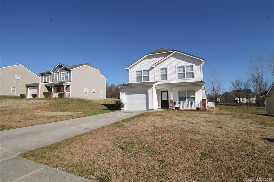 Don't miss out on this beautiful 4 bedroom, 2.5 bathroom home with many upgrades;new light fixtures in kitchen/dining room;all bathrooms have been upgraded;new flooring in main living areas;master bedroom on main;vaulted ceilings;walk-in closets; crown molding;new paint;laundry room upstairs;new garage door;fenced in back yard;porch, patio and much more!