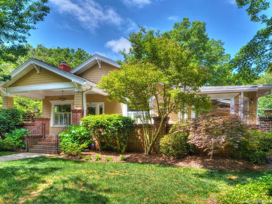 Incredibly charming c.1901 Bungalow  in old Davidson on a large lot with incredible trees and  salt water pool.  Home is spacious and bright with original heart pine floors.    Recent  renovations include kitchen cabinetry,  granite counters, KitchenAide Pro range/oven, and much more.   Master Suite includes two walk-in closets and adjacent living room, fully renovated bathroom, and walk-out porch.    Short walk to old town Davidson.  Historic charm and modern conveniences!  One-story living.