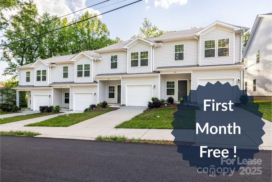 FIRST FULL MONTH RENT FOR FREE WITH APPROVED APPLICATION OFFER END 5/31/25!!!Welcome Home!! This beautiful brand new town home features 3 bedrooms and 2.5 baths. Kitchen is equipped with granite countertops, plenty of counter space and cabinets with pantry and dining area. LVP flooring downstairs and carpet up. Primary bedroom features generous walk in closet with separate bath. Be the first to live in this great town home. Close to downtown Albemarle, shopping and dining. Do miss out schedule your viewing today!