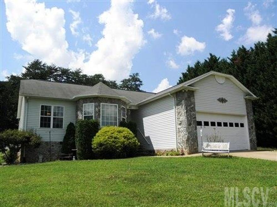 Terrific one level home with large living area, vaulted ceiling and beautiful stone gas log fireplace. Well designed kitchen with 2 pantries, great cabinet space and sunny breakfast area. Formal dining area overlooks the living spaces with a nice view of this delightful neighborhood. Large Owner's suite with walk-in closet and convenient bathroom layout, 2 additional bedrooms and a 2 car garage. All of this is situated on .73 acres with well manicured mature landscaping. Huge 16' * 19' deck overlooks semi-private back yard and large patio for cookouts, truly a great summer backyard for lots of fun. Wittenburg Village is a wonderful neighborhood where owners take pride in their homes. Come see for yourself.