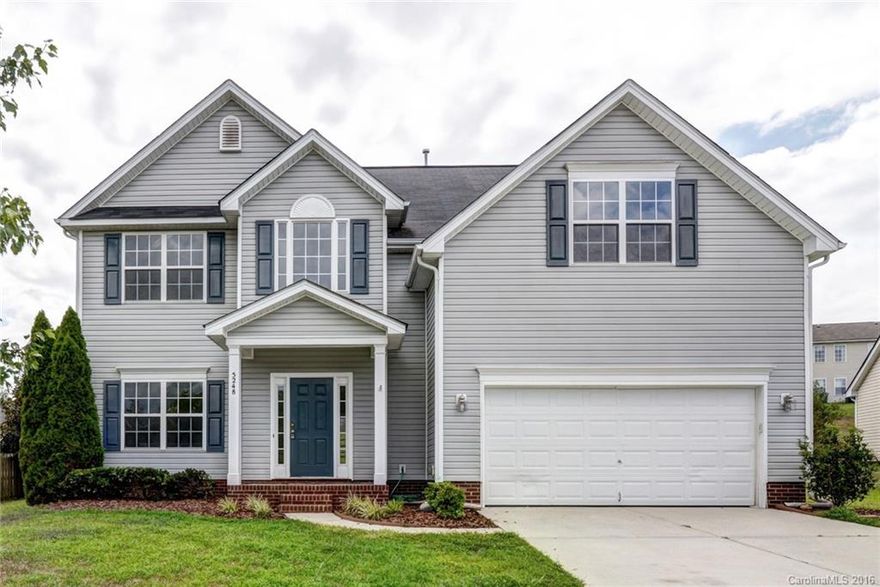 One of the largest homes and lots in the neighborhood!  UPDATED with all new Paint and Beautiful New Flooring!  The kitchen has granite countertops, 42" Maple Cabinets, Tile backsplash, and recessed lighting.  In the Great Room, enjoy tons of natural light and a gas fireplace.  Master Bedroom includes his and hers walk in closets and trey ceiling.  Plenty of closet space in each bedroom and all new carpet upstairs!  Fenced, level, landscaped backyard.  This one will go fast!