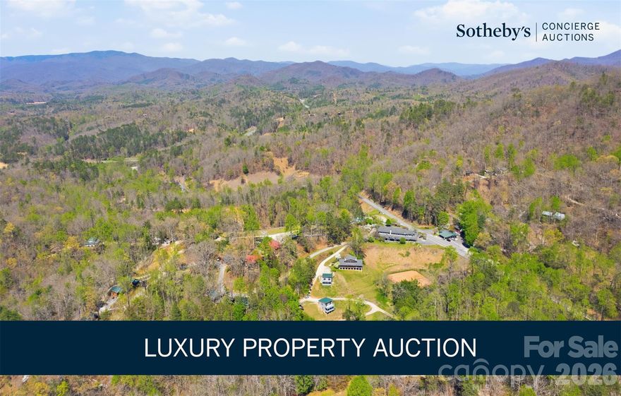 LUXURY PROPERTY AUCTION: 14–28 May.
Accepting starting bids through 13 May.
Starting bids expected between $3M–$6M.
Special Considerations deadline is 13 May.

Where mountains hold their breath and history runs as deep as the river below, Nantahala Village Resort has been a place apart since 1948. Sun-warmed porches, woodsmoke evenings, and mornings so quiet the Nantahala River can be heard moving past, all of it held within 95 acres between two national forests in the heart of the Great Smoky Mountains. Eleven lodge rooms, four mountain suites, stone cottages with fireplace suites, historic cabins, and treehouse retreats each carry the character of a place built over generations. Riding trails, a fishing pond, tennis and basketball courts, and the Kallisto Restaurant and Lounge keep the days as full or as unhurried as the property demands. Site-approved plans for 52 luxury condominiums and 140-plus buildable residential lots position the next owner to write an entirely new chapter on one of the most storied parcels in the Southern Appalachians.