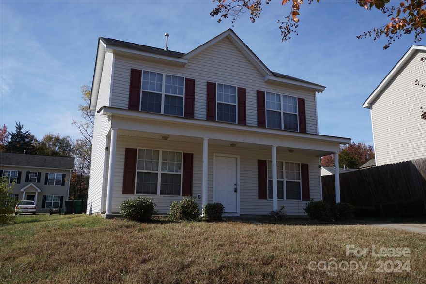 Freshly painted 4 bedroom, 2 bathroom house. New carpet upstairs and new vinyl planks on the main floor. Master on the main floor. Granite countertops in kitchen and bathroom. Located close to I-85, Charlotte-Douglas Airport, and close proximity to Uptown Charlotte.
