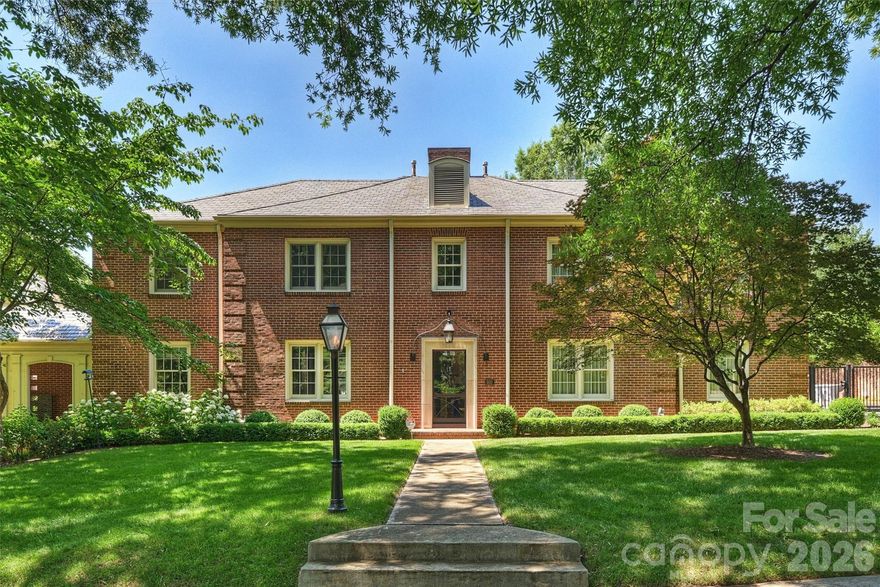 A Rare find in the heart of Myers Park. This amazing first floor condominium was completely gutted and renovated in 2020 by Bourgeois McGinn and it is stunning! Custom cabinetry with soft close inlay, marble countertops, top level appliances include a french gourmet range and Sub Zero refrigerator! The gorgeous draperies throughout the condo will remain. An amazing bathroom with double vanities, an oversized soaking tub and don't miss the handmade rod iron towel racks. The second bedroom has built in cabinetry and serves as an office/ extra large closet. Easily converted back to a bedroom with a pocket door to the living room. The added insulation and new HVAC in 2019 ensure a quiet, peaceful condo. Sound proofing in the ceiling ensures you will not hear any noises from above. Pictures available of the extensive, expensive process. New carpet in the bedroom. New tile in shower. New motorized shades in all of the windows. The front porch patio looks out on the gorgeous front lawn and neighborhood. A gazebo in back was added for residents to enjoy. Gated parking in back. Previous Inspection report had ZERO to report! Did I mention the landscaping? So attractive.
Move in ready and convenient to uptown, hospitals, the airport, and shops on Providence and East Blvd.