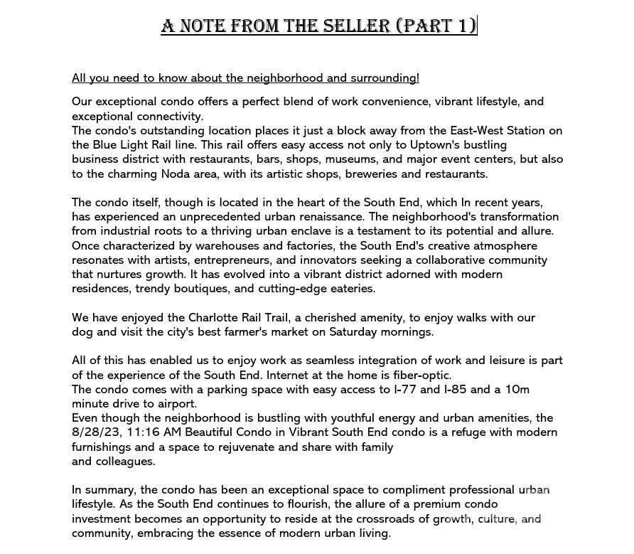 South End - Residential